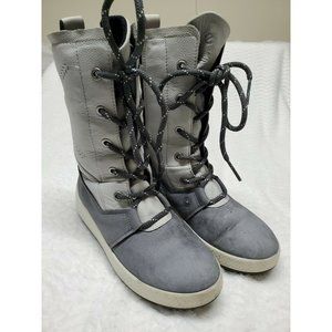 ECCO 801643 Ukiuk Gore-tex Womans 7 Casual Boots In Concrete